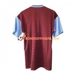 Maillot Rétro Domicile West Ham United 1989-1990 Manches Courtes Homme