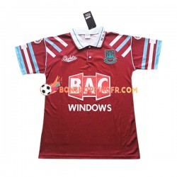 Maillot Rétro Domicile West Ham United 1991-1992 Manches Courtes Homme
