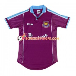 Maillot Rétro Domicile West Ham United 1999-2001 Manches Courtes Homme