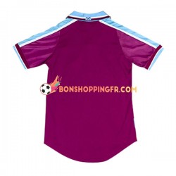 Maillot Rétro Domicile West Ham United 1999-2001 Manches Courtes Homme