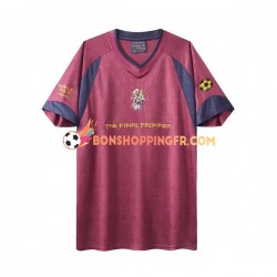 Maillot Rétro Extérieur West Ham United Iron Maiden 2010 Manches Courtes Homme
