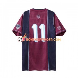 Maillot Rétro Extérieur West Ham United Iron Maiden 2011 Manches Courtes Homme