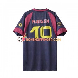 Maillot Rétro Domicile West Ham United Iron Maiden 2010 Manches Courtes Homme