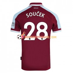 Maillot Domicile West Ham United Tomas Soucek 28 2021-2022 Manches Courtes Homme