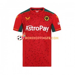 Maillot Extérieur Wolverhampton Wanderers 2023-2024 Manches Courtes Homme