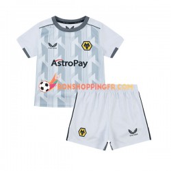 Maillot 3ème Wolverhampton Wanderers 2023-2024 Manches Courtes Jeune Enfant(+shorts)