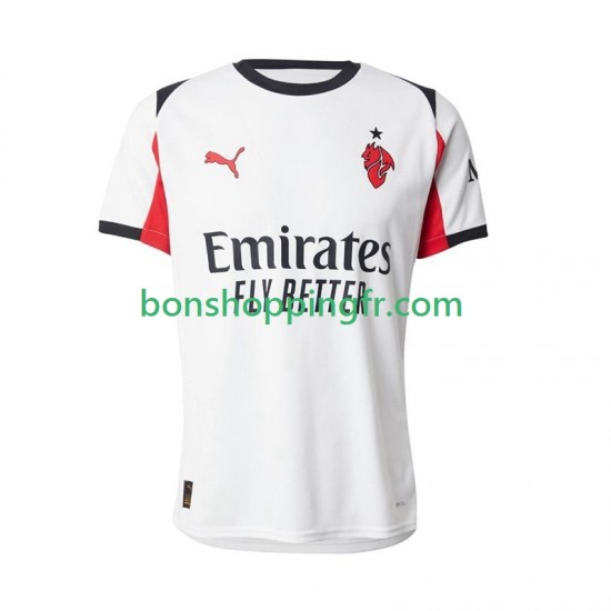 Maillot Extérieur AC Milan 2025-2026 Manches Courtes Homme Maillot Extérieur AC Milan 2025-2026 Manches Courtes Homme