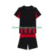 Maillot Domicile AC Milan 2025-2026 Manches Courtes Jeune Enfant(+shorts)