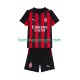 Maillot Domicile AC Milan 2025-2026 Manches Courtes Jeune Enfant(+shorts)