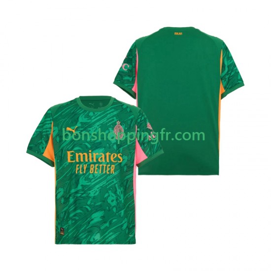 Maillot Extérieur AC Milan Gardien 2025-2026 Manches Courtes Homme Maillot Extérieur AC Milan Gardien 2025-2026 Manches Courtes Homme