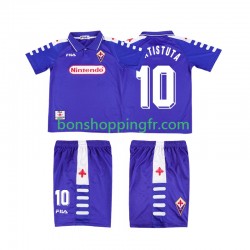 Maillot Rétro Domicile Fiorentina RUICOSTA 10 1998 1999 Manches Courtes Jeune Enfant(+shorts)
