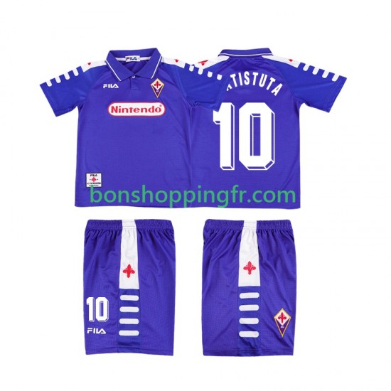 Maillot Rétro Domicile Fiorentina RUICOSTA 10 1998 1999 Manches Courtes Jeune Enfant(+shorts) Maillot Rétro Domicile Fiorentina RUICOSTA 10 1998 1999 Manches Courtes Jeune Enfant(+shorts)