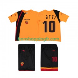 Maillot Rétro Domicile AS Rome TOTTI 10 2005-2006 Manches Courtes Jeune Enfant(+shorts)