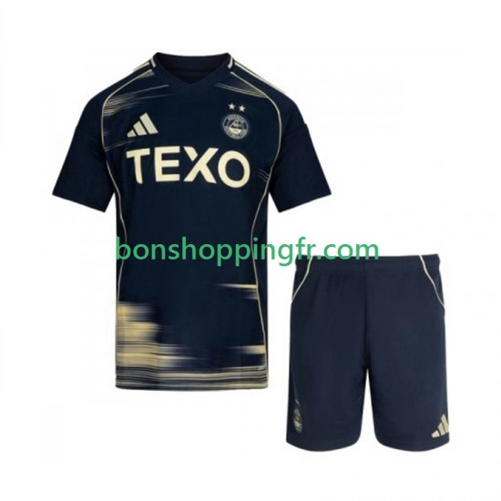 Maillot Extérieur Aberdeen 2025-2026 Manches Courtes Jeune Enfant(+shorts) Maillot Extérieur Aberdeen 2025-2026 Manches Courtes Jeune Enfant(+shorts)