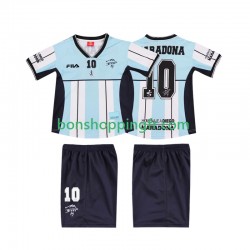 Maillot Rétro Domicile Argentine MARADONA 10 2000 Manches Courtes Jeune Enfant(+shorts)
