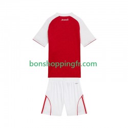 Maillot Domicile Arsenal 2025-2026 Manches Courtes Jeune Enfant(+shorts)