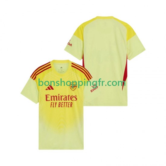 Maillot Domicile Arsenal Gardien 2025-2026 Manches Courtes Homme Maillot Domicile Arsenal Gardien 2025-2026 Manches Courtes Homme