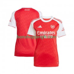 Maillot Domicile Arsenal 2025-2026 Manches Courtes Femme