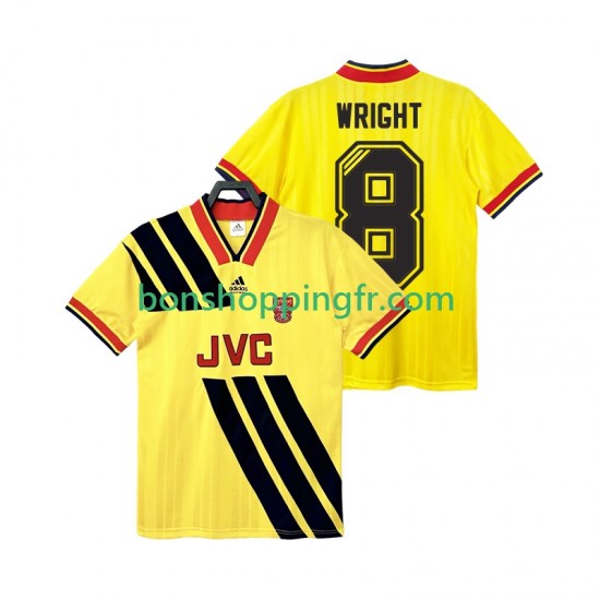 Maillot Rétro Extérieur Arsenal WRIGHT 8 1993 1994 Manches Courtes Homme Maillot Rétro Extérieur Arsenal WRIGHT 8 1993 1994 Manches Courtes Homme
