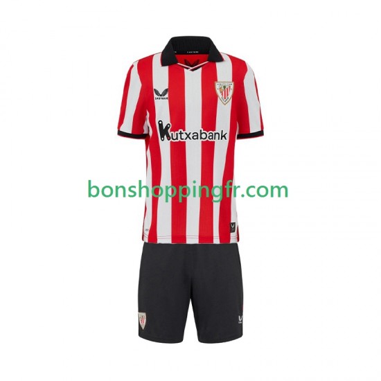 Maillot Domicile Athletic Bilbao 2025-2026 Manches Courtes Jeune Enfant(+shorts) Maillot Domicile Athletic Bilbao 2025-2026 Manches Courtes Jeune Enfant(+shorts)