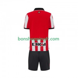 Maillot Domicile Athletic Bilbao 2025-2026 Manches Courtes Jeune Enfant(+shorts)
