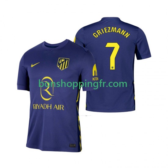 Maillot Extérieur Atlético Madrid Antoine Griezmann 7 2025-2026 Manches Courtes Homme Maillot Extérieur Atlético Madrid Antoine Griezmann 7 2025-2026 Manches Courtes Homme