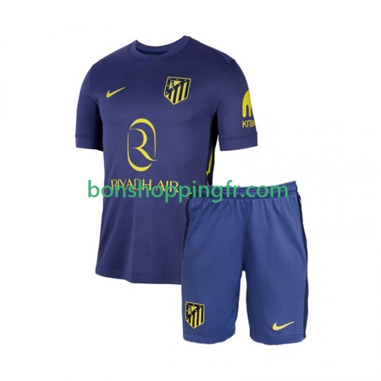 Maillot Extérieur Atlético Madrid 2025-2026 Manches Courtes Jeune Enfant(+shorts) Maillot Extérieur Atlético Madrid 2025-2026 Manches Courtes Jeune Enfant(+shorts)