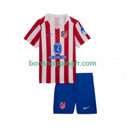 Maillot Domicile Atlético Madrid 2025-2026 Manches Courtes Jeune Enfant(+shorts)