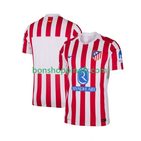 Maillot Domicile Atlético Madrid 2025-2026 Manches Courtes Homme Maillot Domicile Atlético Madrid 2025-2026 Manches Courtes Homme