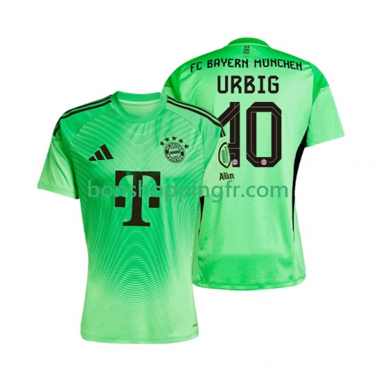 Maillot Domicile Bayern Munich Gardien Jonas Urbig 40 2025-2026 Manches Courtes Homme Maillot Domicile Bayern Munich Gardien Jonas Urbig 40 2025-2026 Manches Courtes Homme