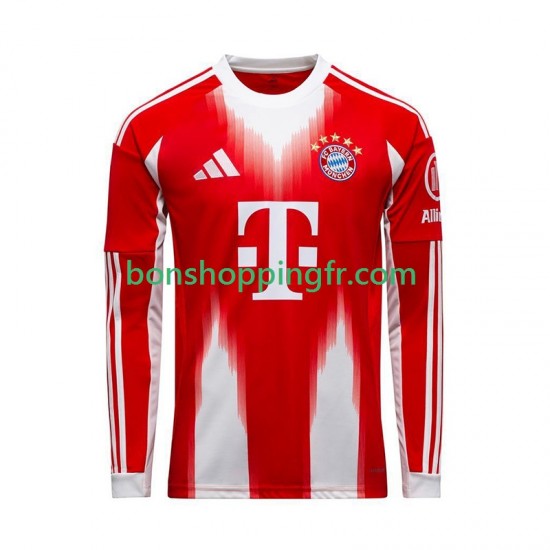 Maillot Domicile Bayern Munich 2025-2026 Manches Longues Homme