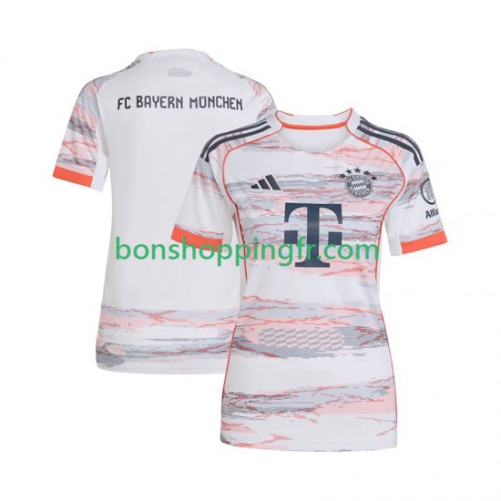 Maillot Extérieur Bayern Munich 2025-2026 Manches Courtes Femme Maillot Extérieur Bayern Munich 2025-2026 Manches Courtes Femme