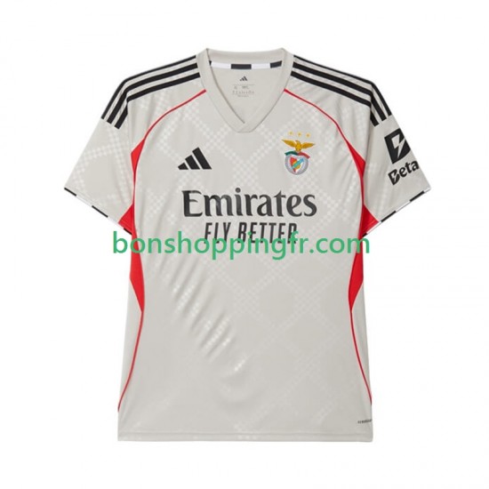 Maillot Extérieur Benfica 2025-2026 Manches Courtes Homme Maillot Extérieur Benfica 2025-2026 Manches Courtes Homme