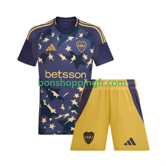 Maillot 3ème CA Boca Juniors 2025 Manches Courtes Jeune Enfant(+shorts) Maillot 3ème CA Boca Juniors 2025 Manches Courtes Jeune Enfant(+shorts)