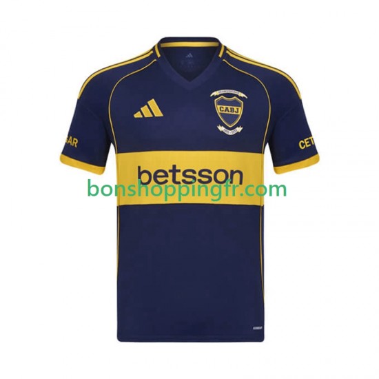 Maillot Domicile CA Boca Juniors 2025-2026 Manches Courtes Homme Maillot Domicile CA Boca Juniors 2025-2026 Manches Courtes Homme