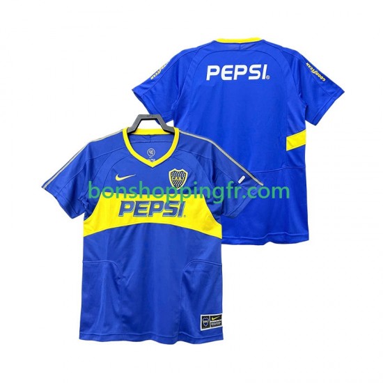 Maillot Rétro Domicile CA Boca Juniors 2003 2004 Manches Courtes Homme Maillot Rétro Domicile CA Boca Juniors 2003 2004 Manches Courtes Homme