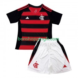 Maillot Domicile CR Flamengo 2025-2026 Manches Courtes Jeune Enfant(+shorts)
