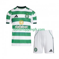 Maillot Domicile Celtic FC 2025-2026 Manches Courtes Jeune Enfant(+shorts)
