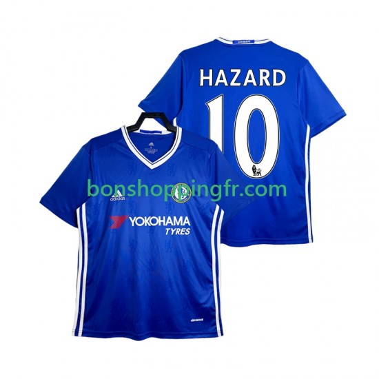 Maillot Rétro Domicile Chelsea HAZARD 10 2016-2017 Manches Courtes Homme Maillot Rétro Domicile Chelsea HAZARD 10 2016-2017 Manches Courtes Homme