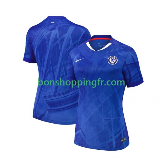 Maillot Domicile Chelsea 2025-2026 Manches Courtes Femme Maillot Domicile Chelsea 2025-2026 Manches Courtes Femme