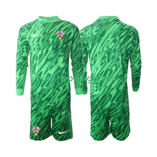 Maillot Extérieur Croatie Gardien 2024 Manches Longues Jeune Enfant(+shorts) Maillot Extérieur Croatie Gardien 2024 Manches Longues Jeune Enfant(+shorts)