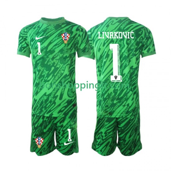 Maillot Extérieur Croatie Gardien DOMINIK LIVAKOVIC 1 2024 Manches Courtes Jeune Enfant(+shorts) Maillot Extérieur Croatie Gardien DOMINIK LIVAKOVIC 1 2024 Manches Courtes Jeune Enfant(+shorts)
