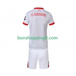 Maillot Domicile FC Augsburg 2025-2026 Manches Courtes Jeune Enfant(+shorts)