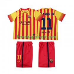 Maillot Rétro Extérieur FC Barcelone Neymar JR 11 2013 2014 Manches Courtes Jeune Enfant(+shorts)
