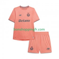 Maillot Extérieur FC Porto 2025-2026 Manches Courtes Jeune Enfant(+shorts)
