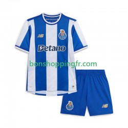 Maillot Domicile FC Porto 2025-2026 Manches Courtes Jeune Enfant(+shorts)