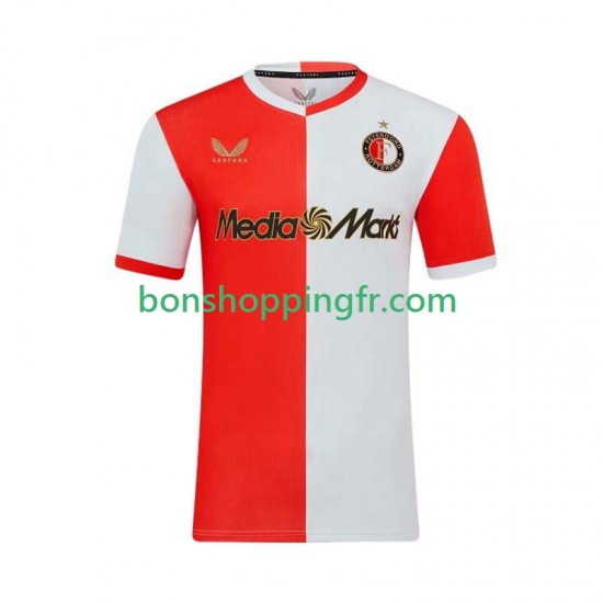 Maillot Domicile Feyenoord Rotterdam 2025-2026 Manches Courtes Homme Maillot Domicile Feyenoord Rotterdam 2025-2026 Manches Courtes Homme