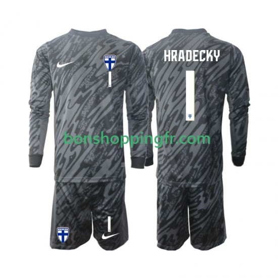 Maillot Domicile Finlande Gardien HRADECKY 1 2024 Manches Longues Jeune Enfant(+shorts) Maillot Domicile Finlande Gardien HRADECKY 1 2024 Manches Longues Jeune Enfant(+shorts)