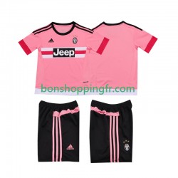 Maillot Rétro Extérieur Juventus 2015 2016 Manches Courtes Jeune Enfant(+shorts)