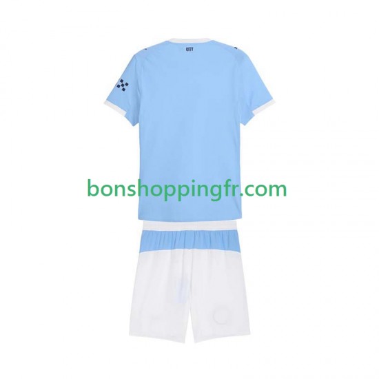 Maillot Domicile Manchester City 2025-2026 Manches Courtes Jeune Enfant(+shorts)